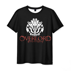 Мужская футболка 3D с принтом Overlord в Белгороде, 100% полиэфир | прямой крой, круглый вырез горловины, длина до линии бедер | albedo | momonga | overlord | shalltear | айнц ул гон | айнц ул гоун | альбедо | лорд момон | момон | момонга | назарик | оверлорд | повелитель | шалтир