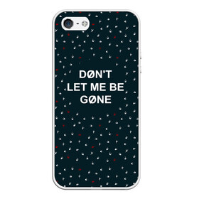 Чехол для iPhone 5/5S матовый с принтом DONT LET ME BE GONE в Белгороде, Силикон | Область печати: задняя сторона чехла, без боковых панелей | 21 pilots | dont let me be gone | josh dun | music | rock | twenty one pilots | tyler joseph | джош дан | музыка | рок | тайлер джозеф