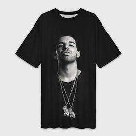 Платье-футболка 3D с принтом Drake в Белгороде,  |  | 6ix | bling | canada | drake | god | hotline | life | more | rap | rapper | scorpion | toronto | views | дрейк | дризи | дрэйк | реп | репер | рэп | рэпер