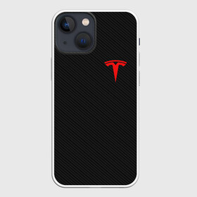 Чехол для iPhone 13 mini с принтом TESLA в Белгороде,  |  | brand | car | carbon | elon mask | tesla | авто | бренд | илон | илон маск | карбон | маск | машина | текстура | тесла | электрокар