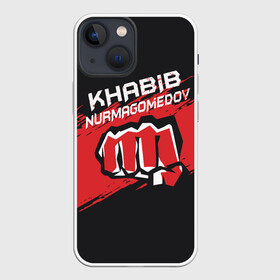 Чехол для iPhone 13 mini с принтом KHABIB NURMAGOMEDOV. в Белгороде,  |  | abstract | geometry | khabib | khabib nurmagomedov | mma | sport | texture | абстракция | вектор | геометрия | кулак | мма | смешанные боевые искусства | спорт | текстура | хабиб | хабиб нурмагомедов