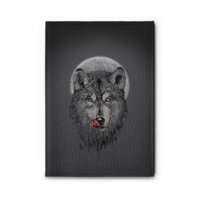 Обложка для автодокументов с принтом Волк Облизывается в Белгороде, натуральная кожа |  размер 19,9*13 см; внутри 4 больших “конверта” для документов и один маленький отдел — туда идеально встанут права | Тематика изображения на принте: forest | grey | moon | werewolf | werewolfs | white | wolf | wolfs | белый | волк | волки | волчата | волченок | волчица | волчицы | лес | луна | оборотень | оборотни | серый | язык