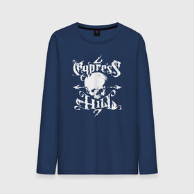 Мужской лонгслив хлопок с принтом Cypress Hill в Белгороде, 100% хлопок |  | Тематика изображения на принте: cypress hill | hip hop | music | rap | музыка | рэп | хип хоп | череп