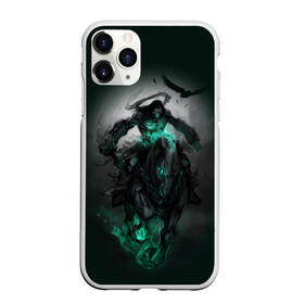 Чехол для iPhone 11 Pro Max матовый с принтом Darksiders III в Белгороде, Силикон |  | Тематика изображения на принте: playstation | ворон | всадник | конь | яд | ярость