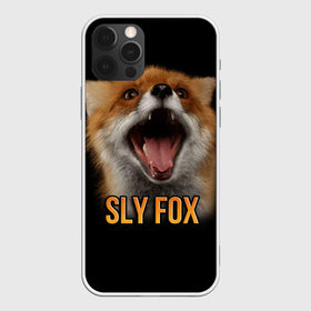 Чехол для iPhone 12 Pro Max с принтом Хитрый лис в Белгороде, Силикон |  | голова | животные | лис | лиса | мордочка | надпись | оскал | пасть | природа | рыжая | фыр | хитрый
