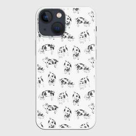 Чехол для iPhone 13 mini с принтом Поросята в Белгороде,  |  | 2019 | год | праздник | свинья