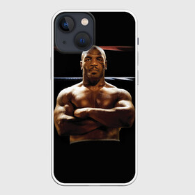 Чехол для iPhone 13 mini с принтом Майк Тайсон в Белгороде,  |  | бокс | боксер | знаменитости | спорт | стиль | тайсон | тренд