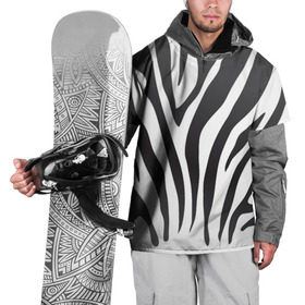 Накидка на куртку 3D с принтом Зебра принт в Белгороде, 100% полиэстер |  | абстракция | африка | белый | зебра | парнокопытное | принт | сафари | чб | черный