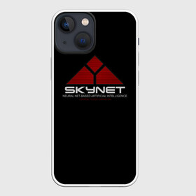 Чехол для iPhone 13 mini с принтом SKYNET в Белгороде,  |  | ai | terminator | арни | арнольд шварценеггер | ии | искусственный интеллект | киборг | культовое кино | скайнет | терминатор | шварц
