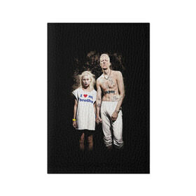 Обложка для паспорта матовая кожа с принтом Die Antwoord в Белгороде, натуральная матовая кожа | размер 19,3 х 13,7 см; прозрачные пластиковые крепления | die antwoord | ninja | yo landi | йо ланди фиссер | музыка | рэп рейв