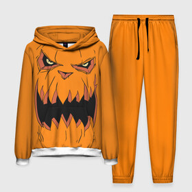 Мужской костюм 3D (с толстовкой) с принтом Halloween в Белгороде,  |  | halloween | orange | pumpkin | scary | оранжевая | страшная | тыква | ужас | хэллоуин