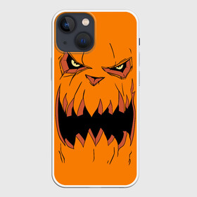 Чехол для iPhone 13 mini с принтом Halloween в Белгороде,  |  | halloween | orange | pumpkin | scary | оранжевая | страшная | тыква | ужас | хэллоуин