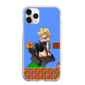 Чехол для iPhone 11 Pro Max матовый с принтом Bowsette в Белгороде, Силикон |  | Тематика изображения на принте: bowser | bowsette | bros | luigi | mario | nintendo | super | боузер | боузетта | купа | луиджи | марио | супер