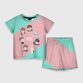 Детский костюм с шортами 3D с принтом BTS в Белгороде,  |  | army | bangtan | beyond | boys | bts | j hope | jimin | jin | jungkook | k pop | rm | scene | suga | the | v | армия | арэма | бтс | ви | джей хоупа | сюги | чимина | чина | чонгука