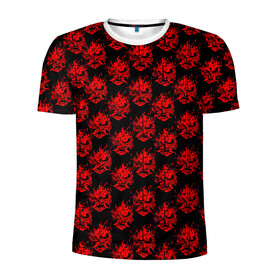 Мужская футболка 3D спортивная с принтом CYBERPUNK 2077 SAMURAI | САМУРАИ в Белгороде, 100% полиэстер с улучшенными характеристиками | приталенный силуэт, круглая горловина, широкие плечи, сужается к линии бедра | 2019 | cd project red | cyberpunk 2077 | future | hack | night city | pattern | samurai | sci fi | андроиды | безумие | будущее | киберпанк 2077 | логотип | роботы | самураи | фантастика | цифры