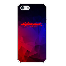 Чехол для iPhone 5/5S матовый с принтом CYBERPUNK 2077 в Белгороде, Силикон | Область печати: задняя сторона чехла, без боковых панелей | 2019 | abstraction | cd project red | cyberpunk 2077 | future | hack | night city | samurai | sci fi | абстракция | андроиды | безумие | будущее | киберпанк 2077 | логотип | роботы | самураи | фантастика | цифры