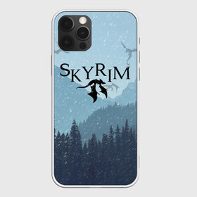 Чехол для iPhone 12 Pro Max с принтом TES SKYRIM в Белгороде, Силикон |  | Тематика изображения на принте: christmas | dovahkiin | dragon | dragonborn | fus ro dah | rpg | skyrim | snow | tes | the elder scrolls | winter is coming | докавин | драконы | новогодний | новый год | рпг | снег