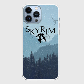 Чехол для iPhone 13 Pro Max с принтом TES SKYRIM в Белгороде,  |  | Тематика изображения на принте: christmas | dovahkiin | dragon | dragonborn | fus ro dah | rpg | skyrim | snow | tes | the elder scrolls | winter is coming | докавин | драконы | новогодний | новый год | рпг | снег