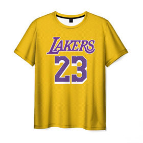 Мужская футболка 3D с принтом James 18-19 LA Lakers home в Белгороде, 100% полиэфир | прямой крой, круглый вырез горловины, длина до линии бедер | angeles | james | lakers | lebron | los | nba | usa | анджелес | джеймс | леброн | лейкерс | лос | нба | сша