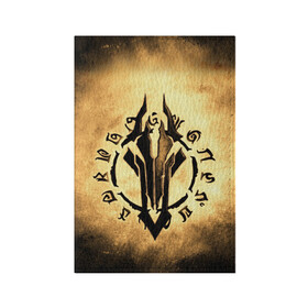 Обложка для паспорта матовая кожа с принтом Darksiders LOGO в Белгороде, натуральная матовая кожа | размер 19,3 х 13,7 см; прозрачные пластиковые крепления | playstation | иероглифы | логотип | эмблема. знак | ярость