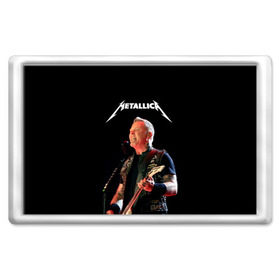 Магнит 45*70 с принтом Metallica в Белгороде, Пластик | Размер: 78*52 мм; Размер печати: 70*45 | hard | heavy | hetfield | metal | metallica | music | rock | метал | металл | металлика | метла | музыка | рок | хард | хэви | хэтфилд