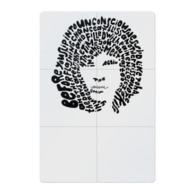 Магнитный плакат 2Х3 с принтом Jim Morrison в Белгороде, Полимерный материал с магнитным слоем | 6 деталей размером 9*9 см | jim morrison | the cristal ship | the doors | джим моррисон | доорз