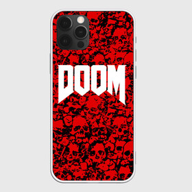 Чехол для iPhone 12 Pro с принтом DOOM в Белгороде, силикон | область печати: задняя сторона чехла, без боковых панелей | devil | doom | hell | mark of the doom slayer | slayer | ад | гарнил | дум | знаки | иероглифы | компьютерные игры 2019 | преисподняя | символ | солдат