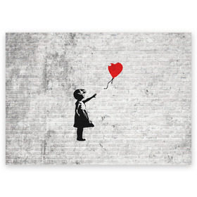 Поздравительная открытка с принтом Бэнкси: Девочка с Шаром в Белгороде, 100% бумага | плотность бумаги 280 г/м2, матовая, на обратной стороне линовка и место для марки
 | Тематика изображения на принте: art | balloon | banksy | culture | girl | graffity | heart | hearts | red | арт | бэнкси | граффити | девочка | девочка с шаром | красный | красным | культура | сердечки | сердечко | сердце | стрит | шар | шарик | шариком