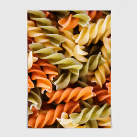 Постер с принтом Макароны Спиральки в Белгороде, 100% бумага
 | бумага, плотность 150 мг. Матовая, но за счет высокого коэффициента гладкости имеет небольшой блеск и дает на свету блики, но в отличии от глянцевой бумаги не покрыта лаком | food | italy | pasta | spagetti | еда | едой | изображение | италия | картинка | макарон | макароны | макарошки | мука | мучное | паста | прикол | прикольные | спагетти | спиральки | фото | юмор