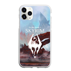 Чехол для iPhone 11 Pro матовый с принтом The Elder Scrolls SKYRIM в Белгороде, Силикон |  | art game | art skyrim | forest | game | skyrim | the elder scrolls v skyrim | горы | довакин | древние свитки | игра | лес | небо | скайрим