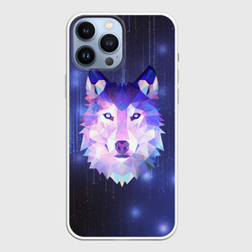 Чехол для iPhone 13 Pro Max с принтом Космический Волк в Белгороде,  |  | poligon | space | star | stars | werewolf | wild | wolf | wolfs | волк | волки | волчата | волченок | волчица | вселенная | дикий | звезда | звезды | космический | космос | луна | оборотень | падающие | полигон | полигоны