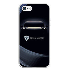 Чехол для iPhone 5/5S матовый с принтом Tesla Model 3 в Белгороде, Силикон | Область печати: задняя сторона чехла, без боковых панелей | auto | car | cars | coil | electro | elon | future | logo | moto | motors | musk | pixel | tesla | авто | автомобили | автомобиль | будущее | илон | лого | логотип | маск | мото | моторс | символ | тесла | электричество | электро