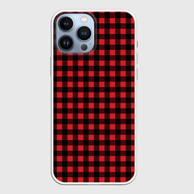 Чехол для iPhone 13 Pro Max с принтом Красная Клетка (Дровосек) в Белгороде,  |  | cell | cells | flannel | pattern | red | shirt | texture | woodcutter | дровосек | дровосека | клетка | клетку | красная | красный | паттерн | рубашка | текстура | узор | фланнелевая | фланнель