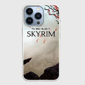 Чехол для iPhone 13 Pro с принтом The Elder Scrolls SKYRIM 5 в Белгороде,  |  | art game | art skyrim | forest | game | skyrim | the elder scrolls v skyrim | горы | довакин | древние свитки | игра | лес | небо | скайрим