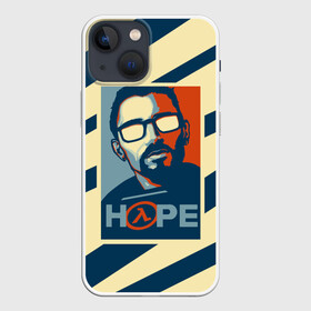 Чехол для iPhone 13 mini с принтом HOPE Half Life в Белгороде,  |  | counter | fps | freeman | game | games | gordon | half | half life | life | portal | shooter | strike | valve | вэльв | гордон | игра | игры | контр | контра | лайф | портал | страйк | фпс | фримен | халва | халф | халф лайф | шутер