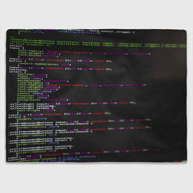 Плед 3D с принтом Программный код в Белгороде, 100% полиэстер | закругленные углы, все края обработаны. Ткань не мнется и не растягивается | computer code | hacker | html | it | php | technology | код | компьютеры | материнская плата | программист | хакер