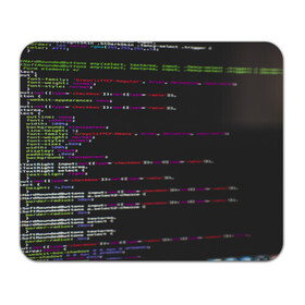 Коврик для мышки прямоугольный с принтом Программный код в Белгороде, натуральный каучук | размер 230 х 185 мм; запечатка лицевой стороны | computer code | hacker | html | it | php | technology | код | компьютеры | материнская плата | программист | хакер