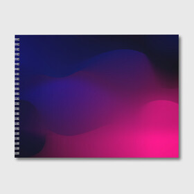 Альбом для рисования с принтом Abstract simple colors в Белгороде, 100% бумага
 | матовая бумага, плотность 200 мг. | abstract | blue | gradient | iphone | red | theme | абстракция | айфон | градиент | заставка | тема