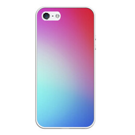 Чехол для iPhone 5/5S матовый с принтом Colorful Gradient в Белгороде, Силикон | Область печати: задняя сторона чехла, без боковых панелей | abstract | blue | gradient | iphone | red | theme | абстракция | айфон | градиент | заставка | тема