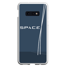 Чехол для Samsung S10E с принтом SPACEX в Белгороде, Силикон | Область печати: задняя сторона чехла, без боковых панелей | falcon heavy | ilon mask | spacex | tesla | tesla roadster | илон маск | спейс икс | спейс экс | тесла | тесла родстер