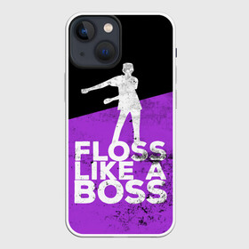 Чехол для iPhone 13 mini с принтом Floss Like A Boss в Белгороде,  |  | battle | boss | epic | floss | fortnite | game | games | lama | pubg | pvp | royale | save | survival | the | world | битва | выживание | дроп | игра | игры | королевская | лама | массакр | мир | пабг | спасти | фортнайт