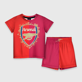 Детский костюм с шортами 3D с принтом FC Arsenal в Белгороде,  |  | arsenal | arsenal football club | gunners | английский | англия | арсенал | высший | дивизион | канониры | клуб | лига чем | лидер | лондон | лучший | премьер лига | профессиональный | рекордсмен | самый | стадион