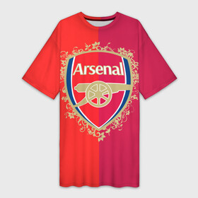 Платье-футболка 3D с принтом FC Arsenal в Белгороде,  |  | arsenal | arsenal football club | gunners | английский | англия | арсенал | высший | дивизион | канониры | клуб | лига чем | лидер | лондон | лучший | премьер лига | профессиональный | рекордсмен | самый | стадион
