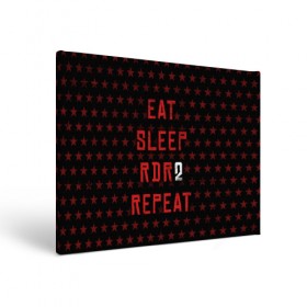 Холст прямоугольный с принтом Eat Sleep RDR2 Repeat в Белгороде, 100% ПВХ |  | dead | die | eat | flag | game | games | gta | rdr | rdr2 | red | redemption | repeat | rockstar | sleep | sun | western | вестерн | выкуп | гта | дикий | запад | игра | игры | красный | мертвый | рдр | рдр2 | рокстар | солнце