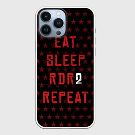 Чехол для iPhone 13 Pro Max с принтом Eat Sleep RDR2 Repeat в Белгороде,  |  | Тематика изображения на принте: dead | die | eat | flag | game | games | gta | rdr | rdr2 | red | redemption | repeat | rockstar | sleep | sun | western | вестерн | выкуп | гта | дикий | запад | игра | игры | красный | мертвый | рдр | рдр2 | рокстар | солнце