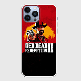 Чехол для iPhone 13 Pro Max с принтом Red Dead Redemption 2 в Белгороде,  |  | Тематика изображения на принте: dead | die | flag | game | games | gta | rdr | rdr2 | red | redemption | rockstar | sun | sunset | western | вестерн | выкуп | гта | дикий | закат | запад | игра | игры | красный | мертвый | поле | рдр | рдр2 | рокстар | солнце