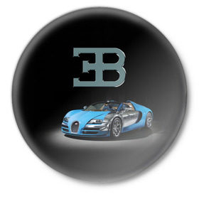 Значок с принтом Bugatti в Белгороде,  металл | круглая форма, металлическая застежка в виде булавки | Тематика изображения на принте: autosport | bugatti | dark | design | italy | speed | sportcar | streetracing | автомобиль | автоспорт | гонка | дизайн | италия | конюшня | красота | престиж | скорость | спорткар | стритрейсинг | тачка | точило | черный