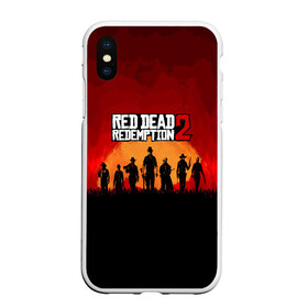 Чехол для iPhone XS Max матовый с принтом RDR 2 в Белгороде, Силикон | Область печати: задняя сторона чехла, без боковых панелей | Тематика изображения на принте: game | red dead | red dead redemption 2 | redemption 2 | rockstar games | бандиты | дикий запад | игры | ковбои | оружие