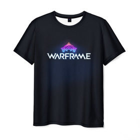 Мужская футболка 3D с принтом warframe в Белгороде, 100% полиэфир | прямой крой, круглый вырез горловины, длина до линии бедер | warframe | варфрейм