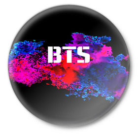 Значок с принтом BTS в Белгороде,  металл | круглая форма, металлическая застежка в виде булавки | bangtan boys | bangtan бойс | music | бтс | корея | музыка | парни | поп музыка